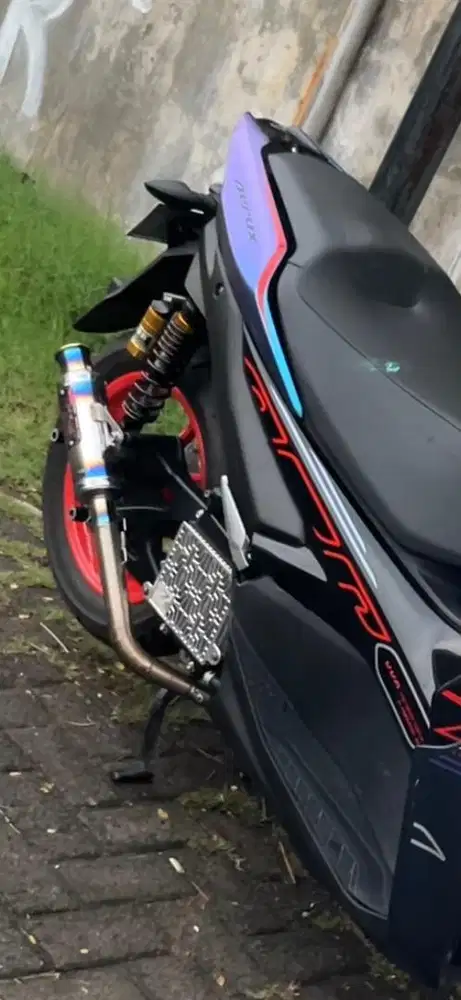 Knalpot aerox new inlet 38 merk rezspeed