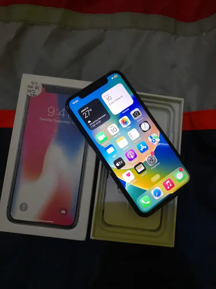 Iphone X 256gb bea cukai (bisa tt)