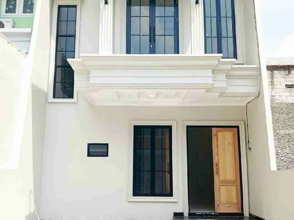 Rumah mewah 1 lantai lokasi dalam cluster dekat Kampus JGU grand depok city