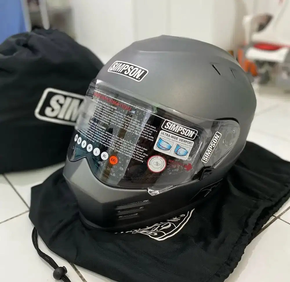 Helm Simpson Venom Ghost Bandit Flat Alloy