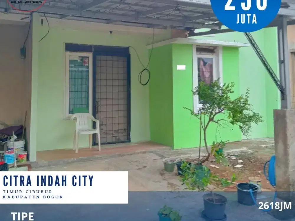 Dijual rumah murah dicitra indah city bogor rumah siap huni