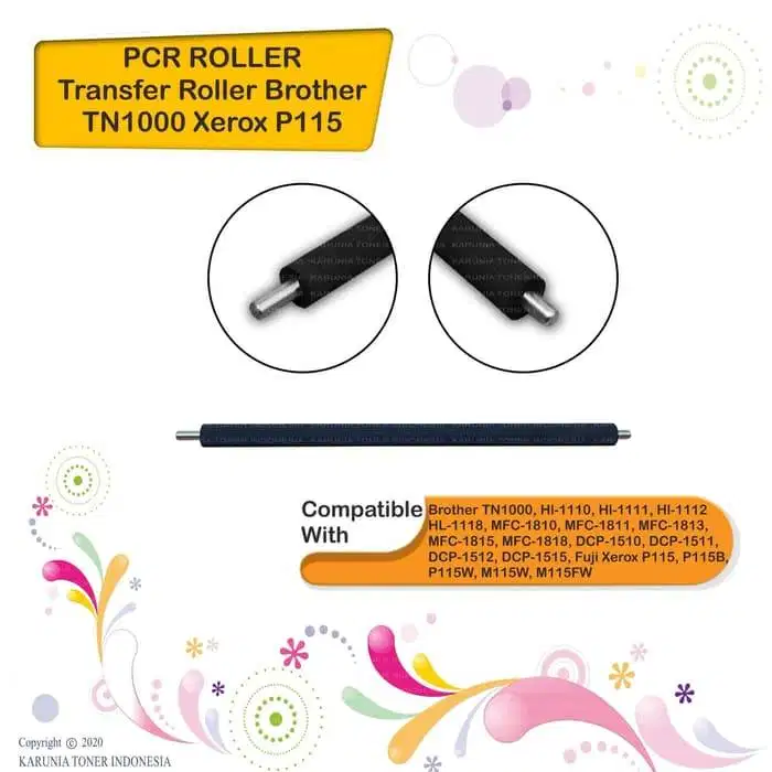 PCR Transfer Roller For Brother TN1000 HL1110 1000 Xerox P115 M115
