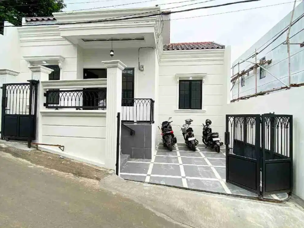 1 lantai cantik siap huni lokasi kalimulya cilodong depok