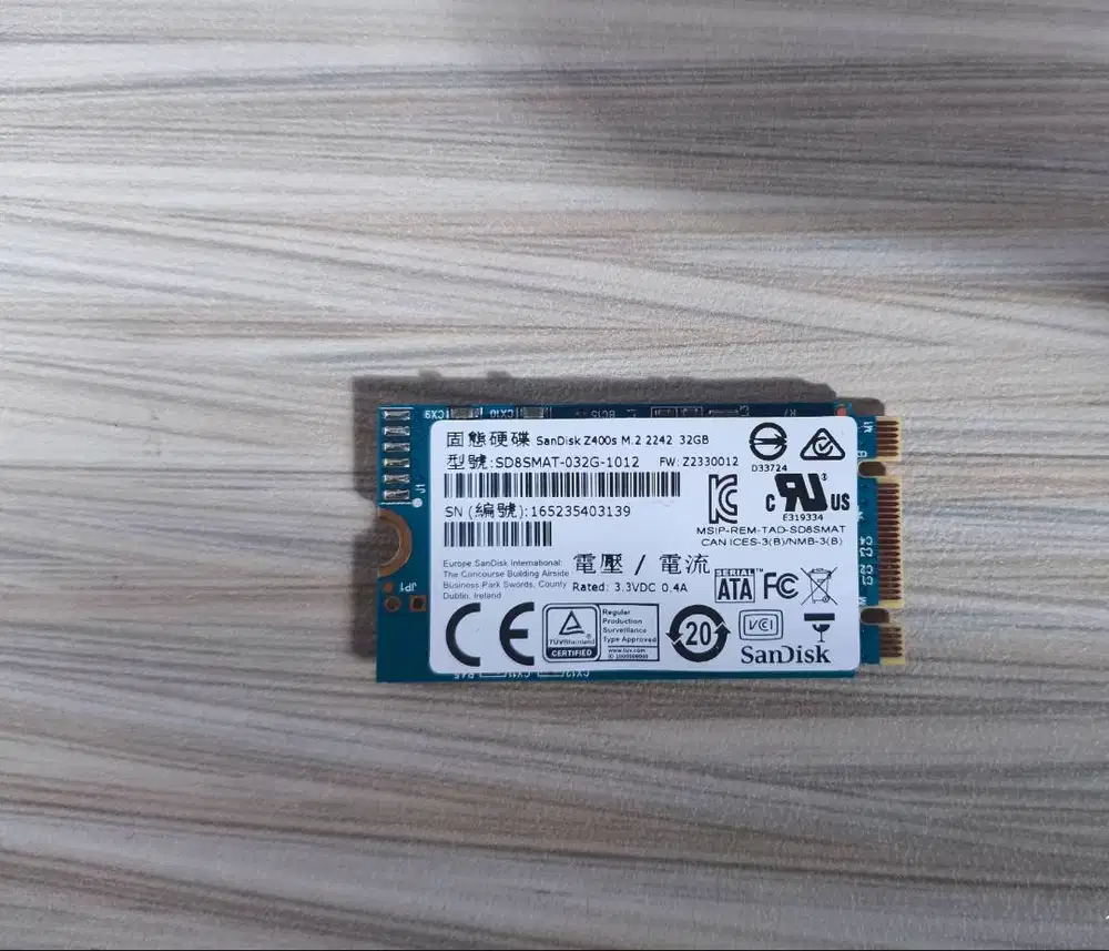 SSD Sandisk Z400s M.2 SATA 2242 32GB