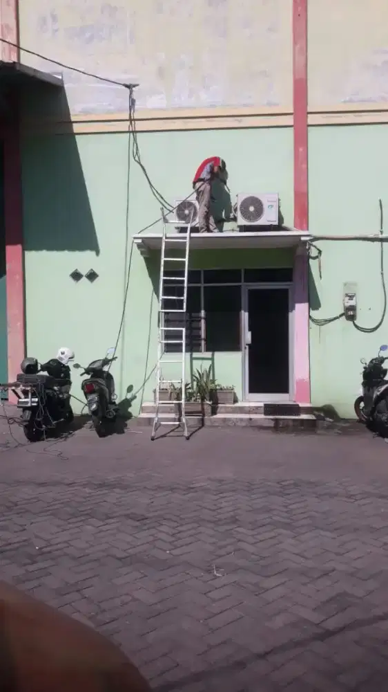 Perbaikan AC, Modul eror/mati/lampu kedap-kedip,air bocor ke depan