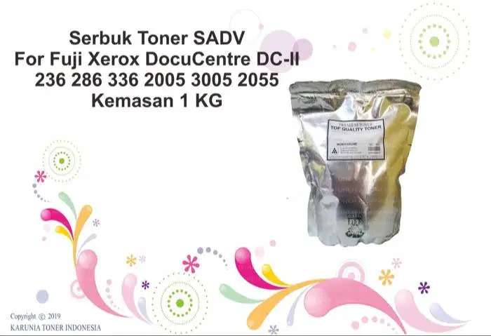 Serbuk Toner SADV For Xerox DocuCentre DC II 236,286,336,2005,3005 1KG