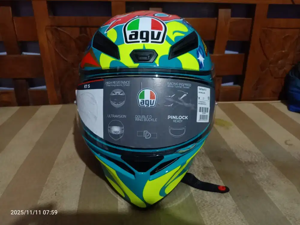 Helm agv k1 s mulus baru 100%