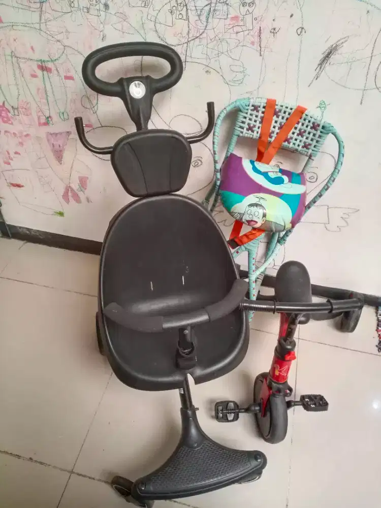 Troli dan sepeda anak 3thn