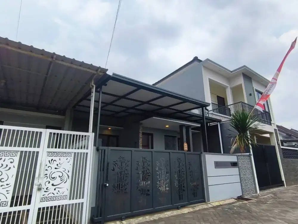 Rumah Kota Malang 180 Juta an Dekat Exit Tol Sawojajar Bangunan Baru