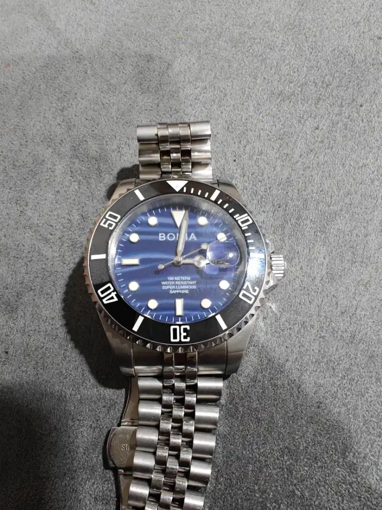 Jam tangan cowok cewek Diver BONIA AUTOMATIC otomatis LIMITED EDITION