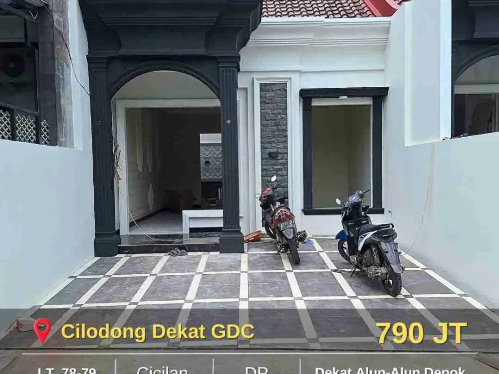 Hunian 1 lantai cakep lokasi Dekat alun alun kota depok