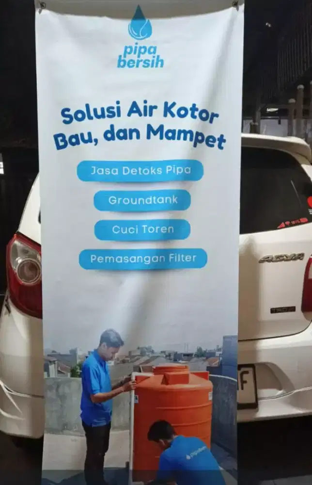 Cuci toren air dan lain nya