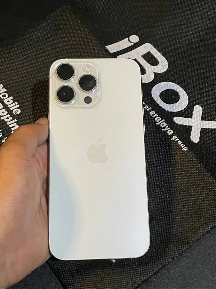 iPhone 16 Pro Max 256gb White Titanium Garansi iBox Fullset Original