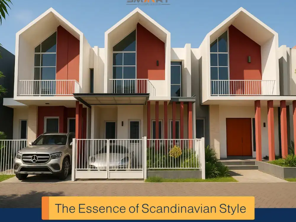 Rumah modern 2 lantai ready stok di lokasi strategis dekat bandara