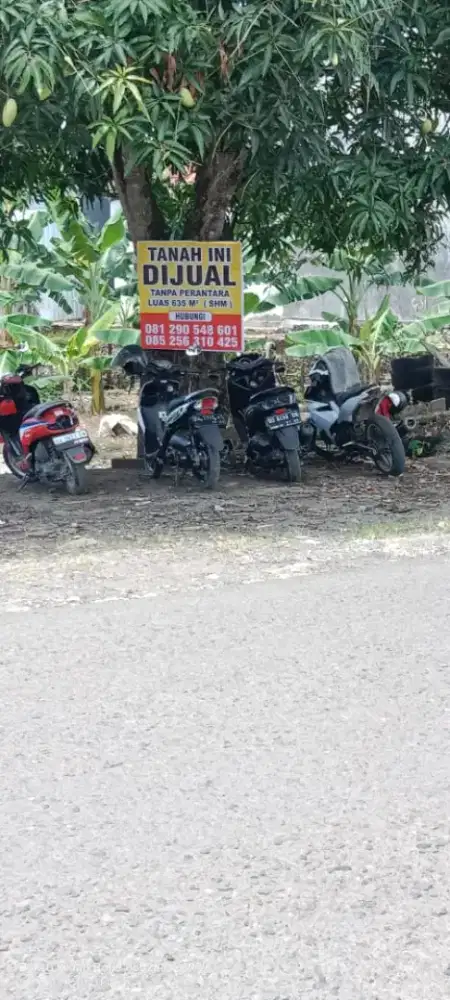 Dijual cepat tanah 635 M²  poros bone kota