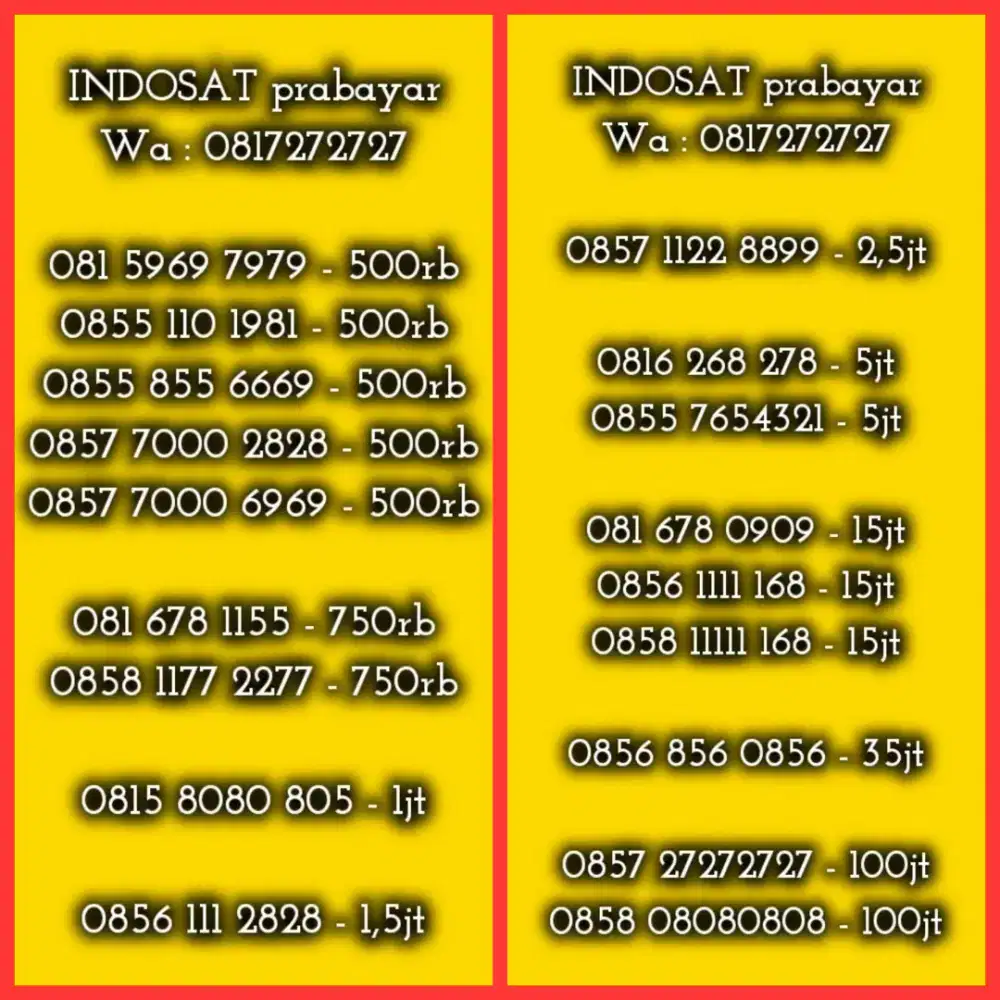 CANTIK KOLEKSI INDOSAT