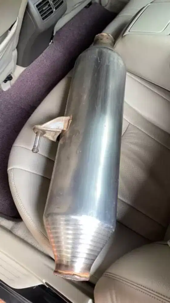 Tabung Knalpot resonator Ori Alphard Camry Harrier