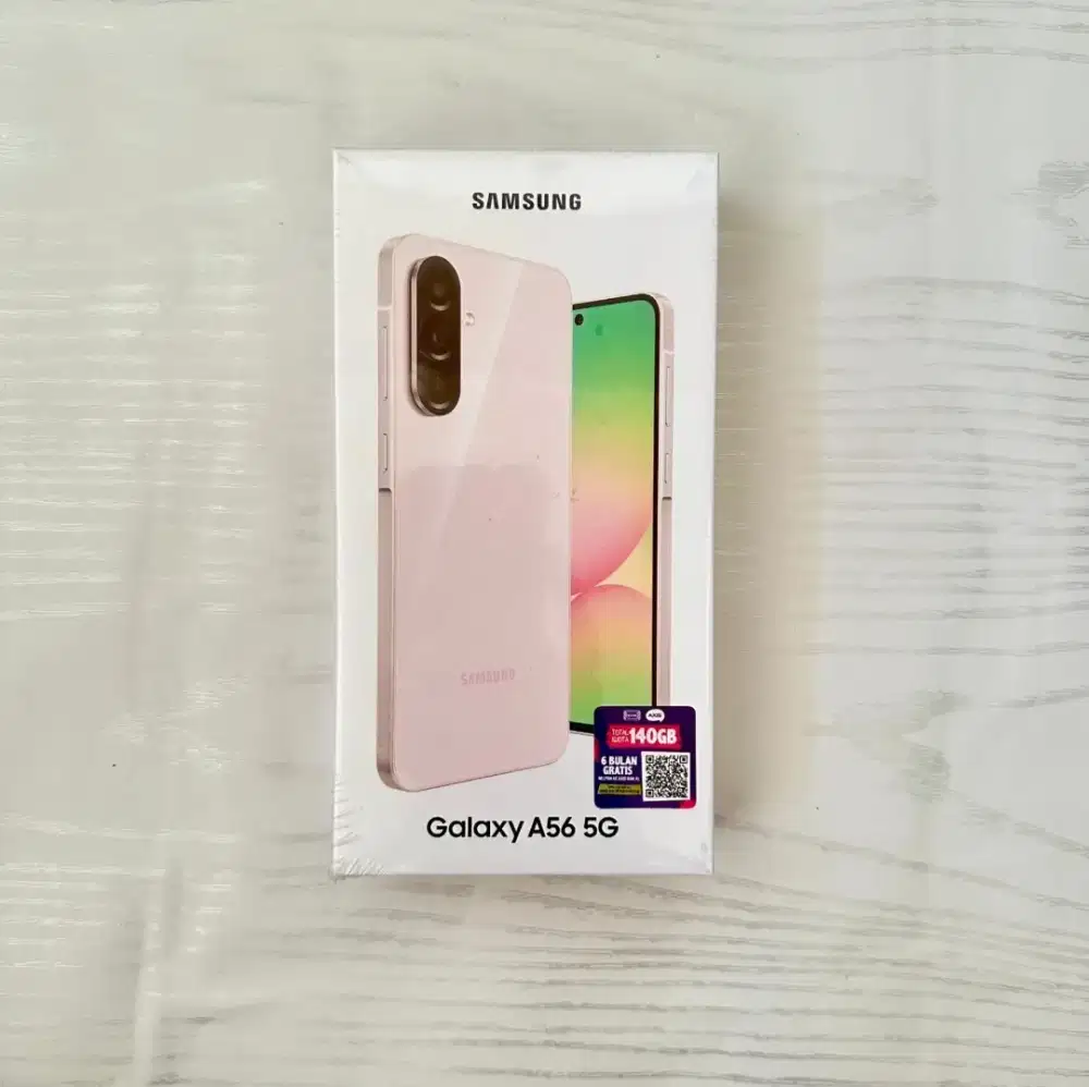 Samsung Galaxy A56 Ram 12/256GB Warna Pink Baru segel