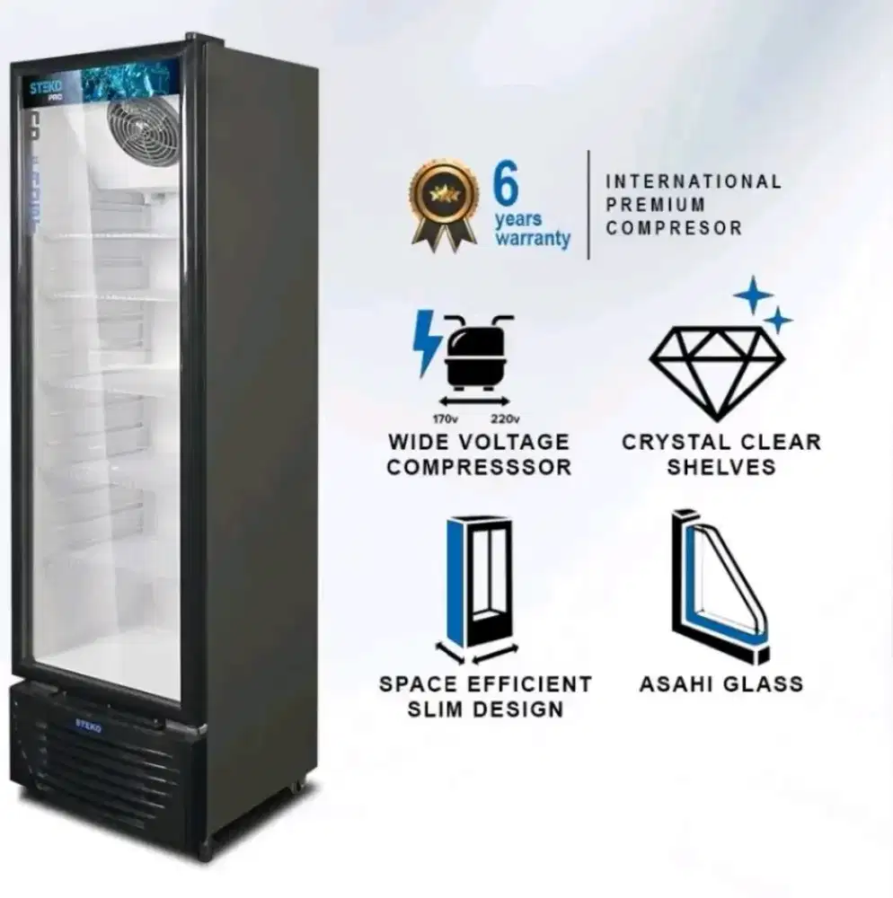 Showcase 6 rak steko pro LG-360