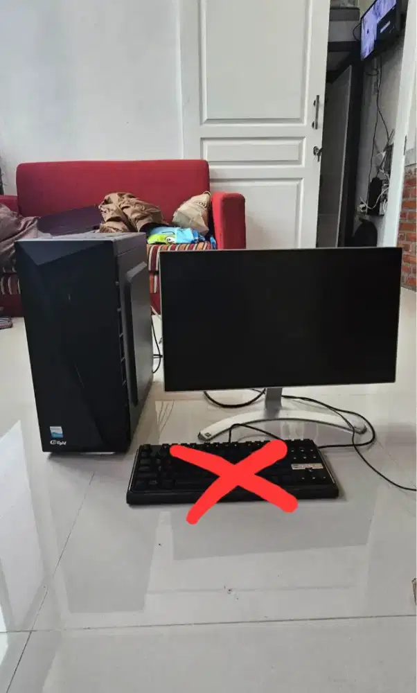 Jual cepat SET pc gaming i7 gen 10