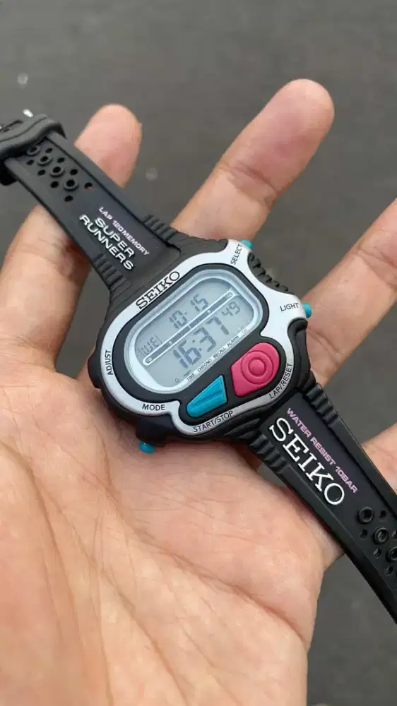 SEIKO Super Runners X Oronomic C Watch Vintage 90's