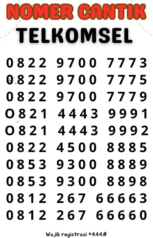 Nomer Cantik Telkomsel, Harga Terjangkau