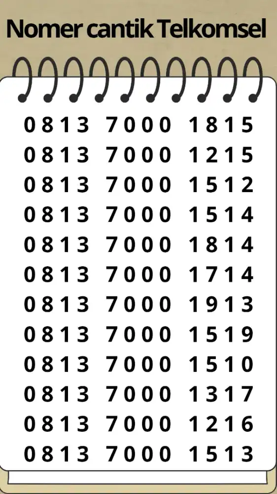 NOMER CANTIK TELKOMSEL , HARGA TERJANGKAU,.