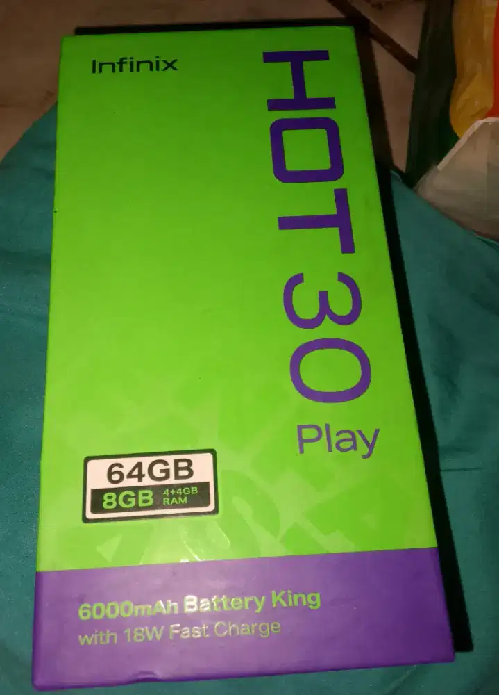 Hp Infinix hot 30 play 4+4/64