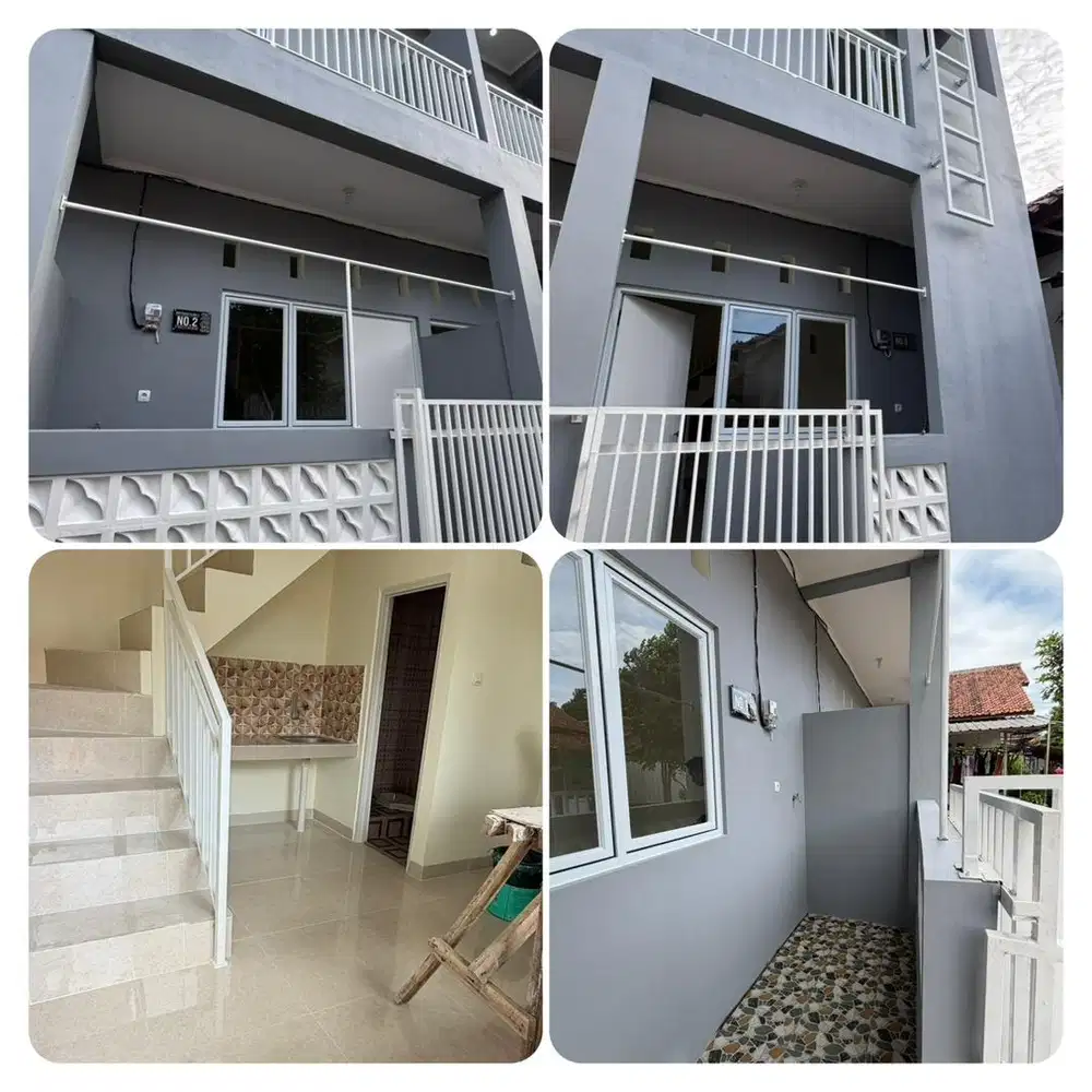 Di sewakan kontrakan / kos 2 lantai bangunan baru jadi