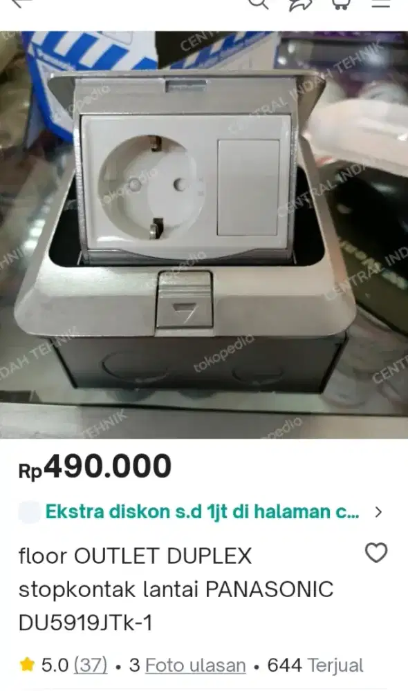 STOP KONTAK. LANTAI PANASONIC