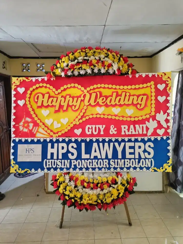 Karangan Papan Bunga & Bunga Standing Fresh flower