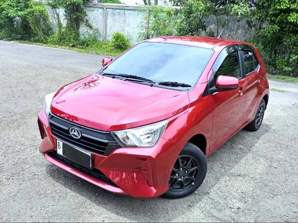 Daihatsu Ayla 1.0 X MT Manual 2024 R 2025 Merah istimewa full ori