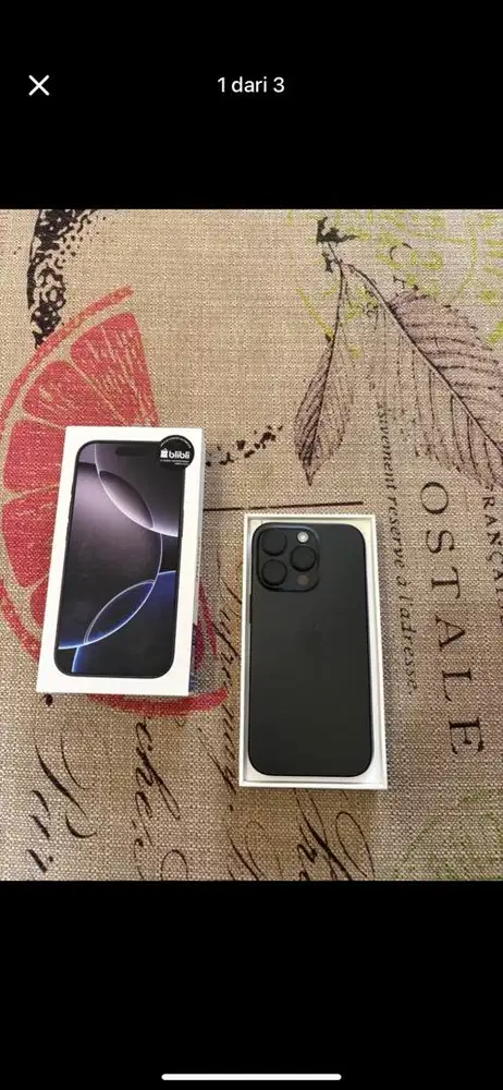 iPhone 16 Pro 128gb Garansi Resmi Blibli
