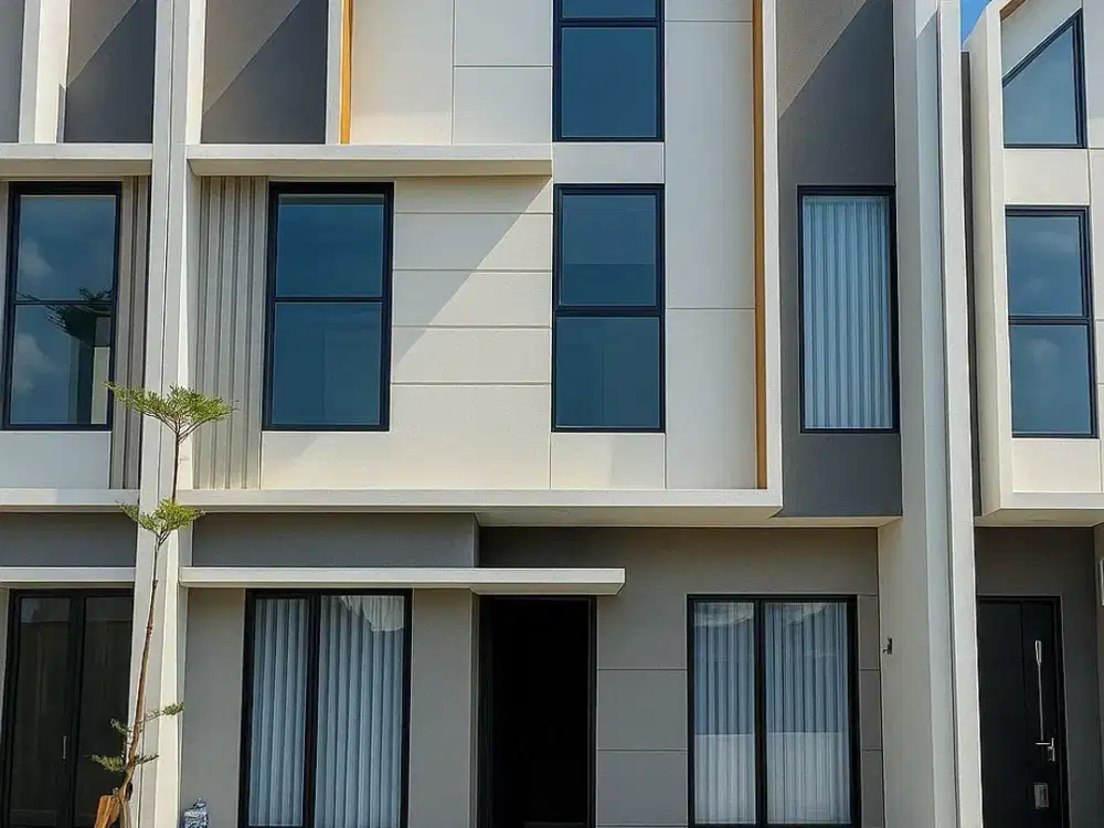 Rumah Eastern Park Siap Huni • Carport • 3 Unit AC Pompa • Kitchen Set