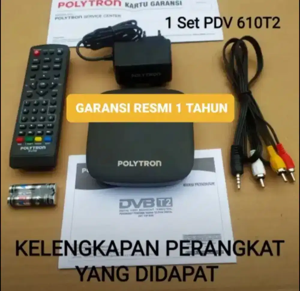 STB DVB T2 Polytron TV Digital