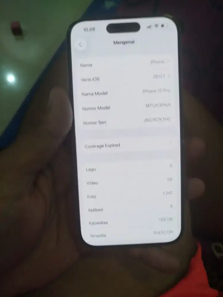 Iphone 15 Pro 128Gb ibox pa/a Resmi mlus bnegt no minus bs tker tmabh