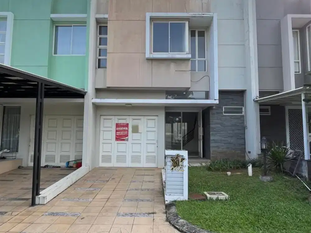 Disewakan Rumah di Springs Gading Serpong Depan Ga Hadap Tetangga