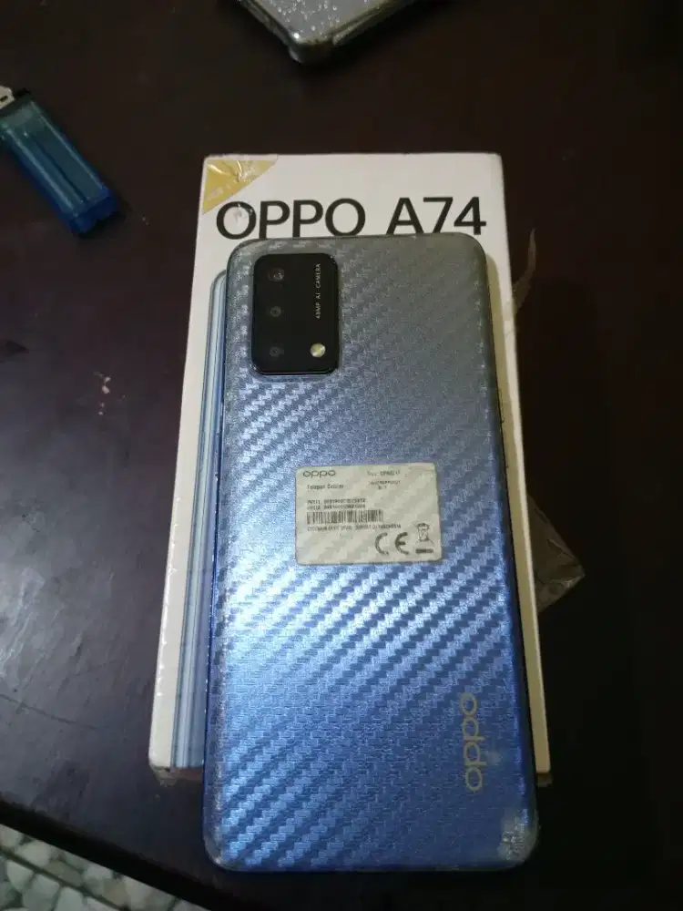 OPPO A74 6/128 Fullset Cas ga ori