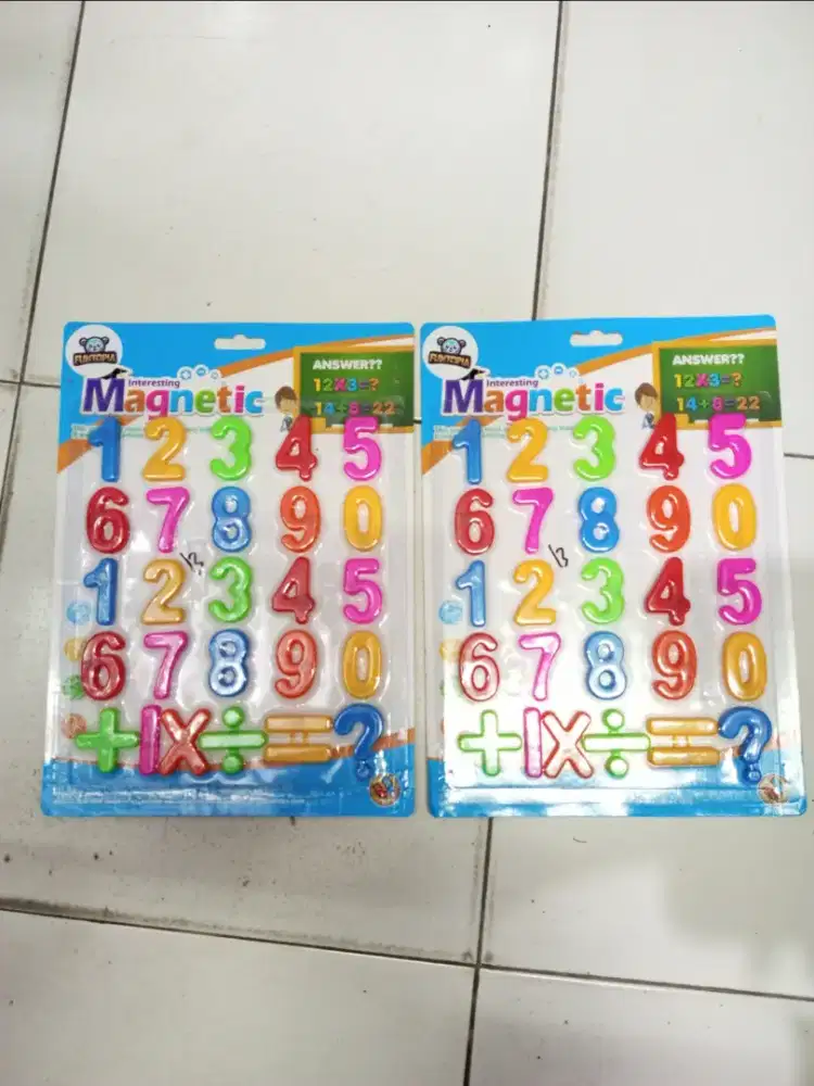 Mainan Anak Magnet Angka