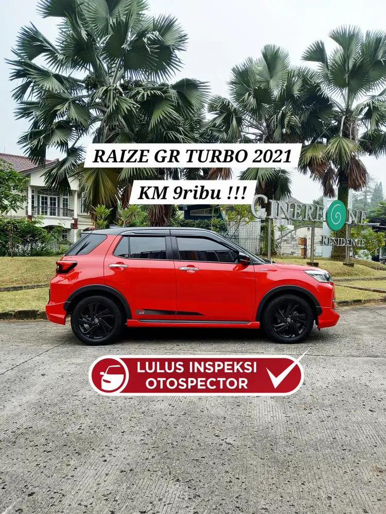 Raize GR Turbo 2021 KM 9ribu !!