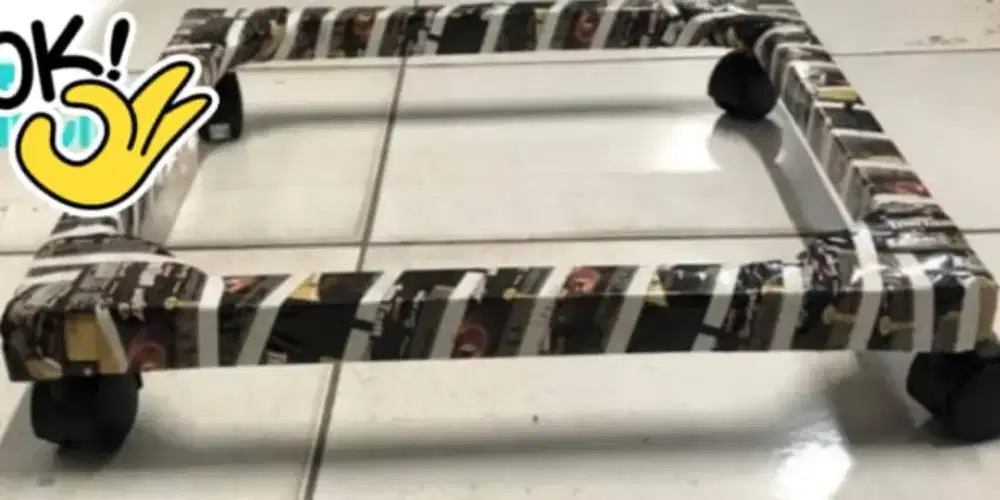 Roda kulkas uk 2 pintu