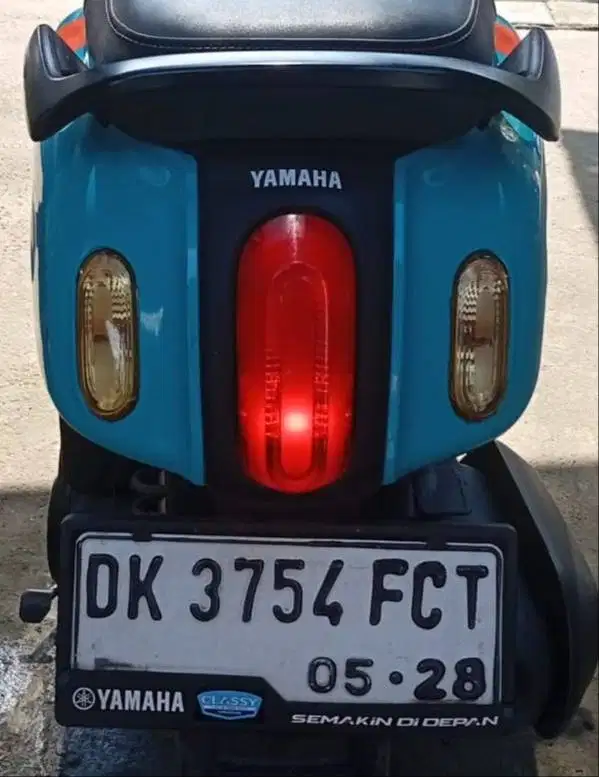 BUC, dijual Yamaha Fazzio warna biru