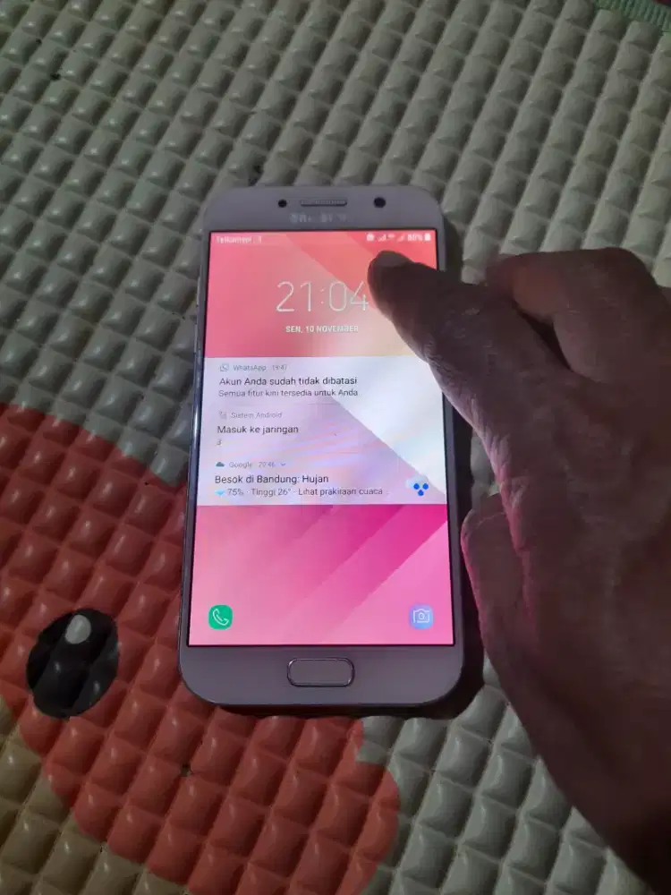 Jual hp samsung A5 (2017) ram 3/32 Gb