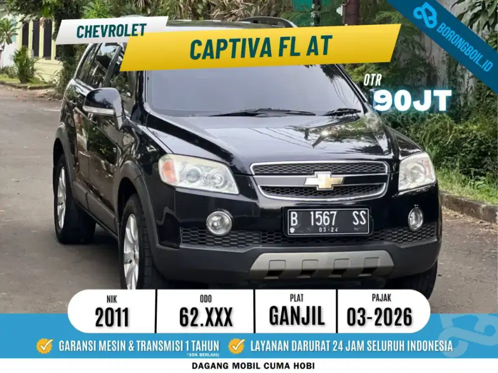 Chevrolet captiva 2.4 Bensin 2011 hitam  NEGO AJA