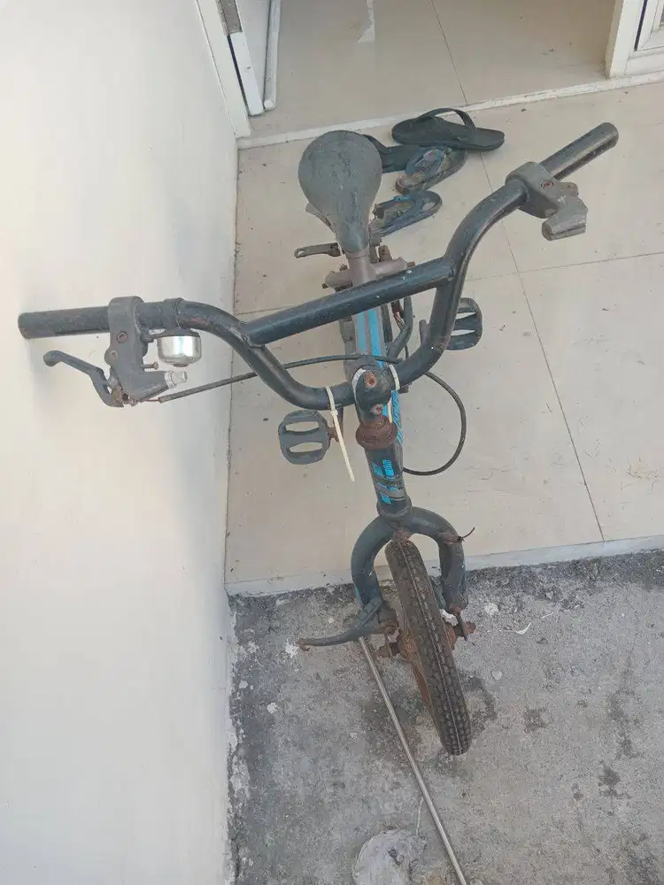 Sepeda Anak Cowok Merk Pasifix BMX Biru Hitam Bekas Apa Adanya.