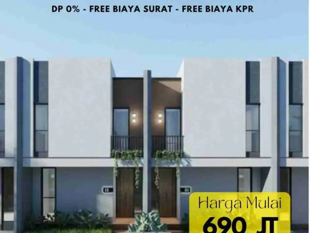Cukup booking fee 5 jt sudah bisa punya rumah 2 lantai dekat stasiun sudimara