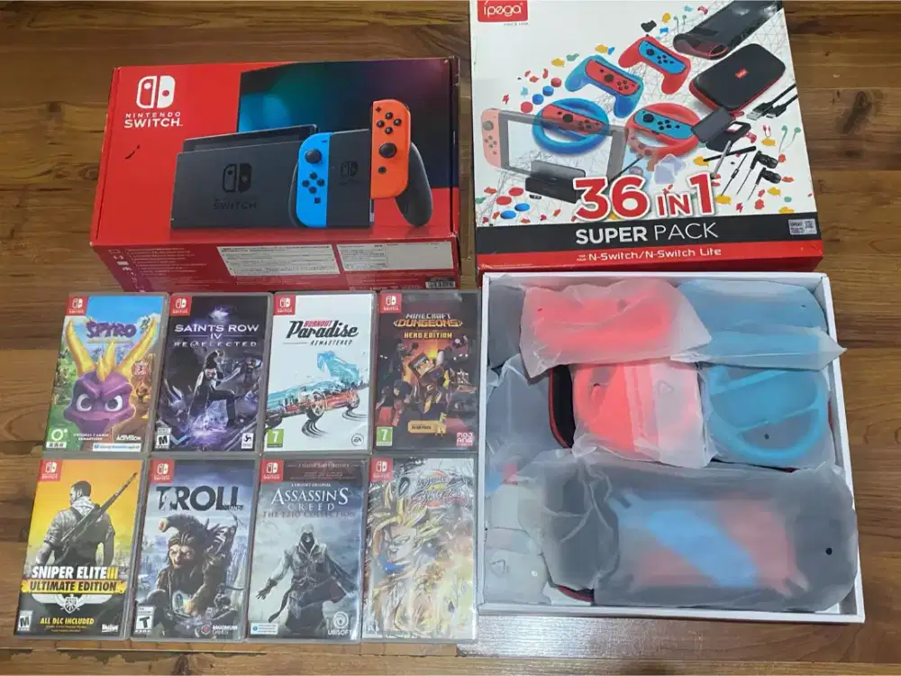 Nintendo Switch neon V.2