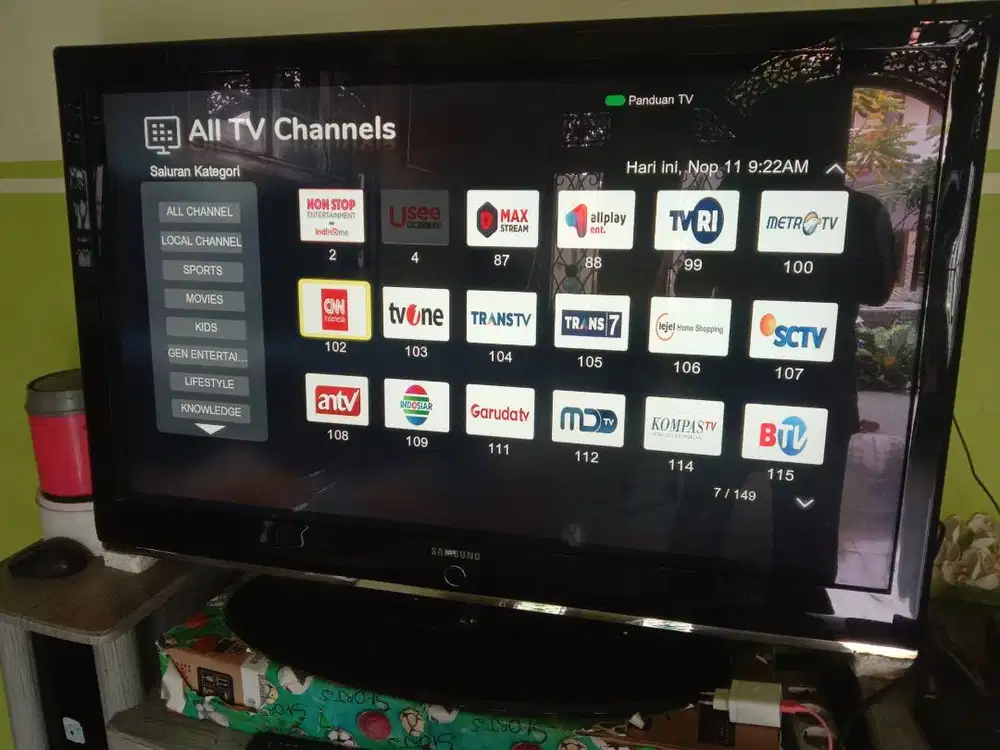 TV 43 SAMSUNG LED bukan smart TV