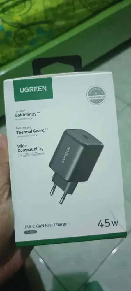 Charger ugreen 45 watt baru tidak terpakai