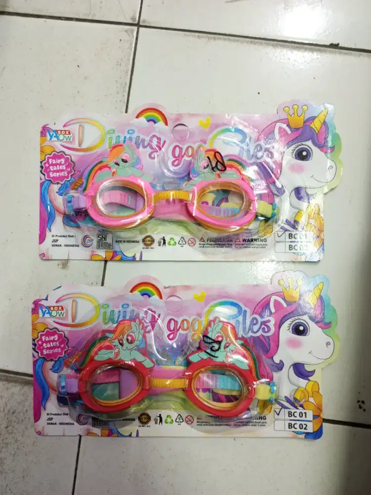 mainan anak kacamata renang unicorn